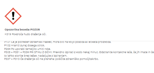 Varnostni list