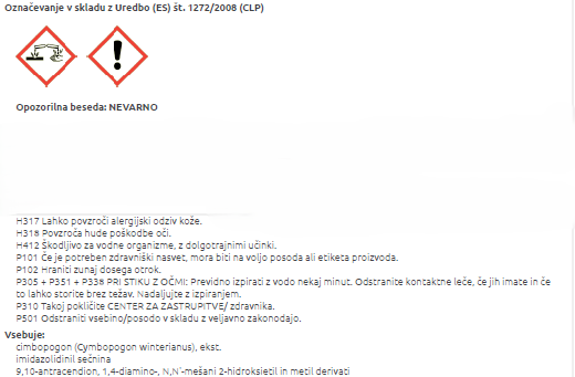Varnostni list